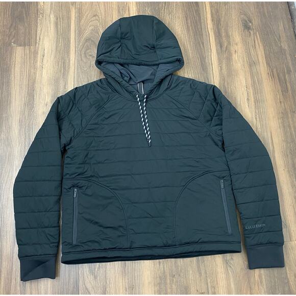 lululemon athletica Tops - Women Lululemon Dynamic Movement quilted nanopuff performance pullover hoodie 10